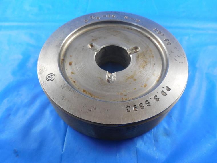 3 5/8 16 N 3 THREAD PLUG GAGE 3.625 NO GO ONLY P.D. = 3.5893 TRILOCK TOOLS