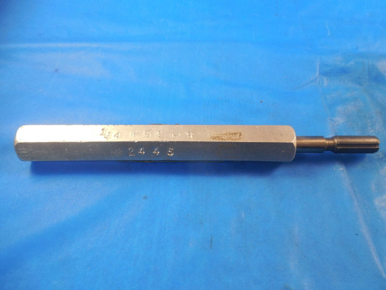 1/4 56 3 THREAD PLUG GAGE .25 GO ONLY P.D. = .2384 QUALITY INSPECTION TOOLS