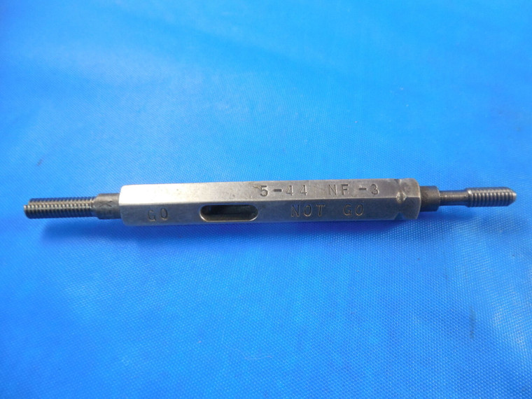 5 44 NF 3 THREAD PLUG GAGE #5 .125 GO NO GO P.D.'S = .1102 & .1118 INSPECTION