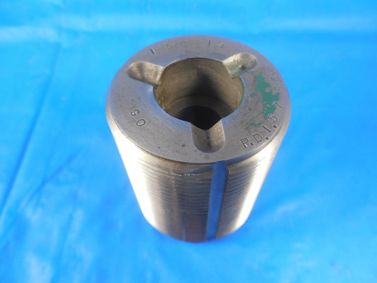 1 5/8 14 THREAD PLUG GAGE 1.625 GO ONLY P.D. = 1.5786 QUALITY INSPECTION TOOLS