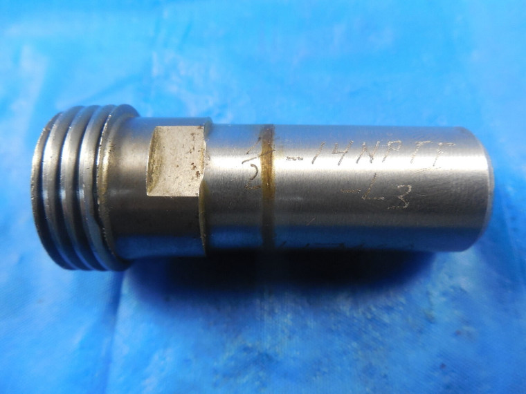 1/2 14 NPTF L3 PIPE THREAD PLUG GAGE N.P.T.F. L-3 QUALITY INSPECTION HEMCO TOOLS