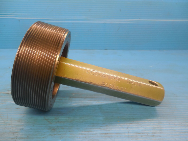 BUDGET 4 1/4 12 UNJ 3B SPECIAL THREAD PLUG GAGE 4.25 GO ONLY P.D. = 4.1971 TOOLS