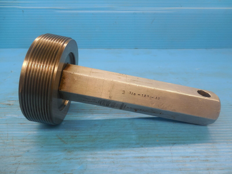 3 3/8 12 UN 3B THREAD PLUG GAGE 3.375 NO GO ONLY P.D. = 3.3272 INSPECTION TOOLS