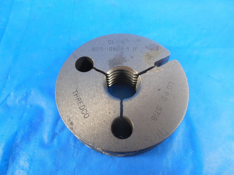 5/8 11 NS 5 IF THREAD RING GAGE NO GO ONLY P.D. = .5716 CL-W QUALITY INSPECTION