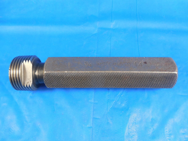 3/4 14 AMERICAN STANDARD L1 PIPE THREAD PLUG GAGE .75 L-1 QUALITY INSPECTION