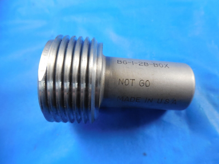 B6 - 1" 10 2B - BOX API SUCKER ROD THREAD PLUG GAGE NO GO ONLY QUALITY HEMCO