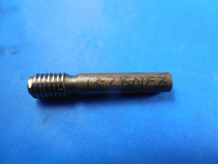 12 28 NF 3 THREAD PLUG GAGE #12 .216 NO GO ONLY P.D. = .1950 TAPERLOCK QUALITY
