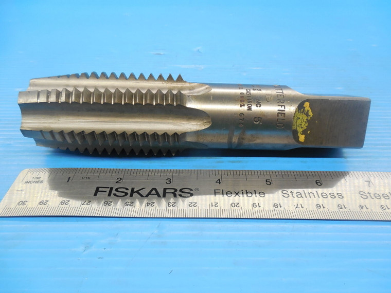 BUTTERFIELD 1 3/4 5 NC 6 FLUTE TAP 1.75 5.0 SHARP! MACHINING TOOLING SHOP