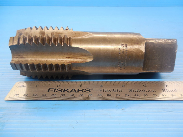 BRUBAKER 2 1/2 4 NC TAP 6 FLUTE 2.5 4.0 USA MADE MACHINE SHOP TOOLING SHARP!