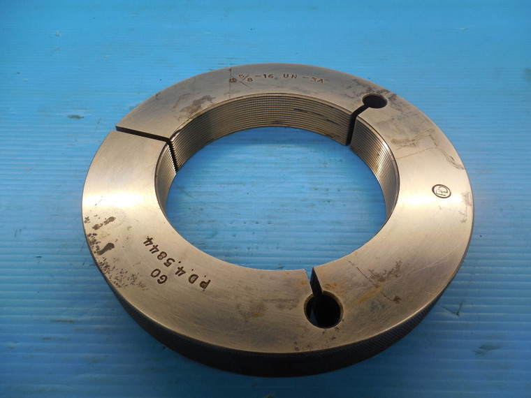 4 5/8 16 UN 3A THREAD RING GAGE 4.625 GO ONLY P.D. = 4.5844 QUALITY INSPECTION