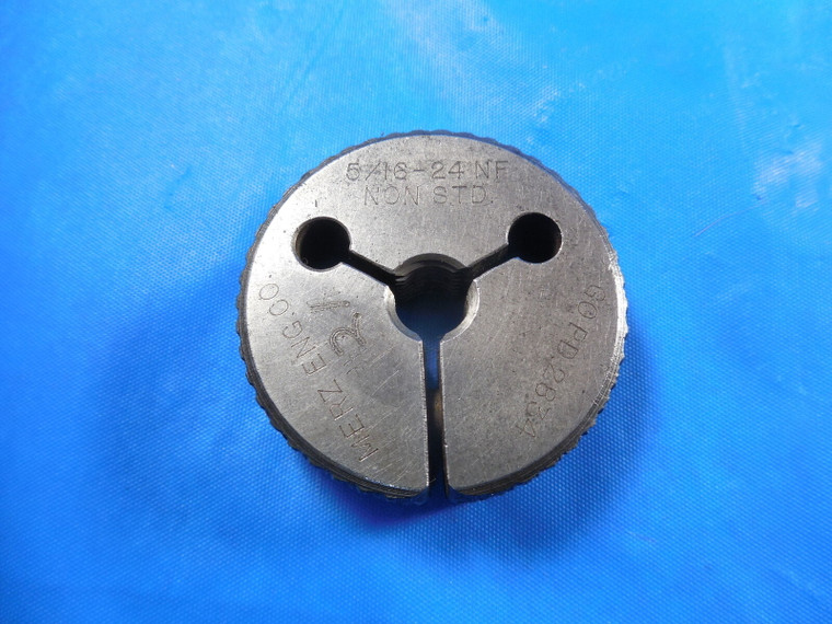 5/16 24 NF SPECIAL THREAD RING GAGE .3125 GO ONLY P.D. = .2834 NON STD.