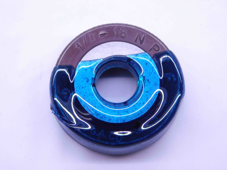 1/4 18 NPTF L2 PIPE THREAD RING GAGE .25 .250 .2500 N.P.T.F. DRYSEAL TAPER CHECK - NG2668BU