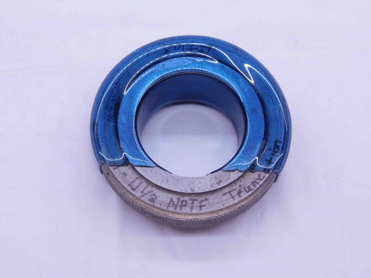 1" 11 1/2 NPTF 6 STEP PIPE THREAD RING GAGE 1.0 1.00 1.000 1.0000 N.P.T.F. CHECK - NG2877SL