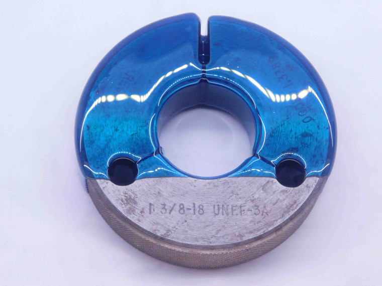 1 3/8 18 UNEF 3A THREAD RING GAGE 1.375 1.3750 GO ONLY P.D. = 1.3389 INSPECTION - CA0084SL