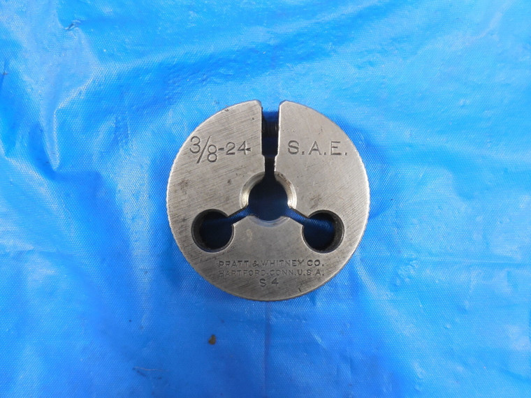 3/8 24 SAE THREAD RING GAGE .375 GO ONLY QUALITY INSPECTION TOOL 3/8-24 S.A.E.
