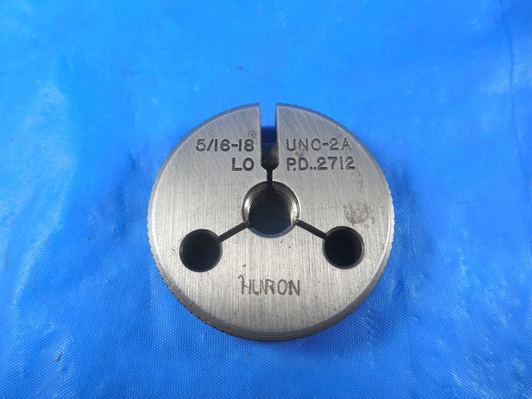 5/16 18 UNC 2A THREAD RING GAGE .3125 NO GO ONLY P.D. = .2712 5/16-18 INSPECTION