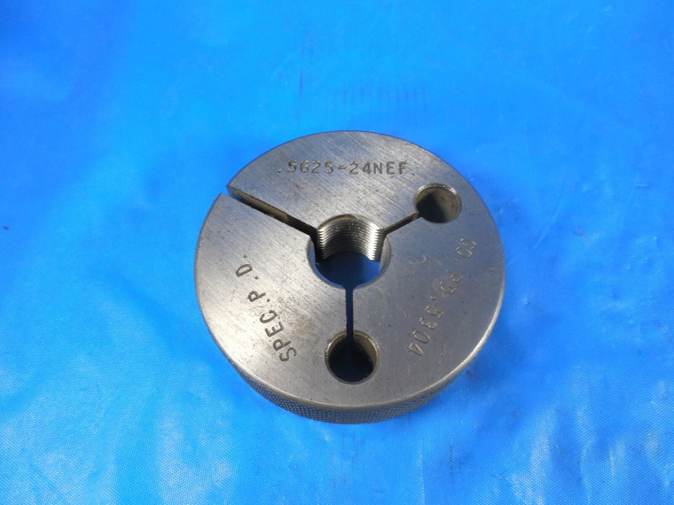 9/16 24 NEF SPECIAL THREAD RING GAGE .5625 GO ONLY P.D. = .5304 SPEC. QUALITY