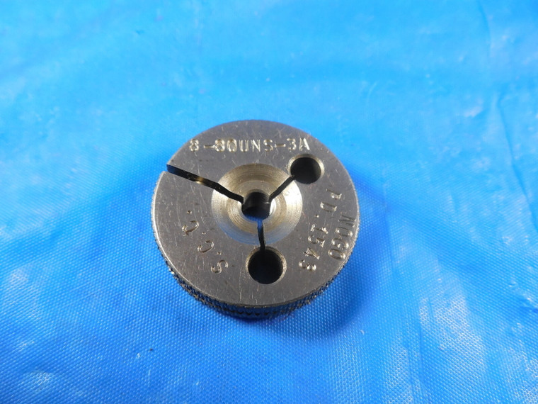 8 80 UNS 3A THREAD RING GAGE #8 .164 NO GO ONLY P.D. = .1543 INSPECTION TOOL