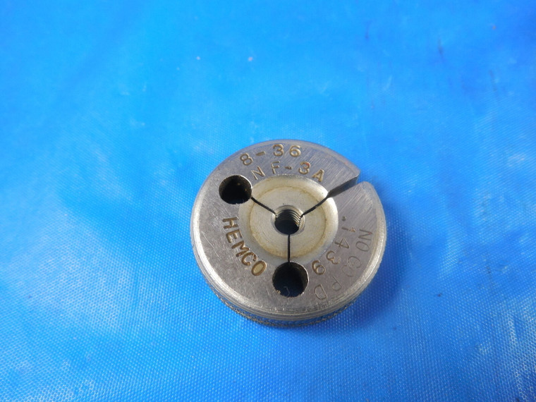 8 36 NF 3A THREAD RING GAGE #8 .164 NO GO ONLY P.D. = .1439 INSPECTION TOOL 8-36