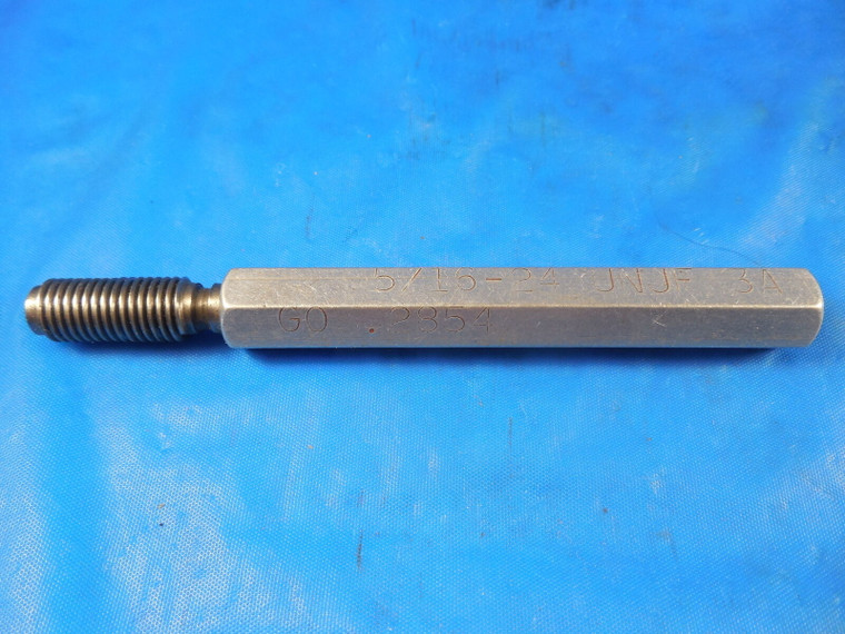 5/16 24 UNJF 3A SET THREAD PLUG GAGE .3125 GO ONLY P.D. = .2854 INPSECTION TOOL