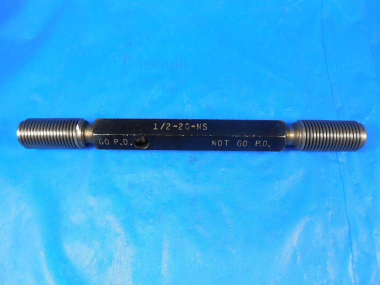 1/2 20 NS SET THREAD PLUG GAGE .5 GO NO GO P.D.'S = .4721 & .4708 SETTING TOOL