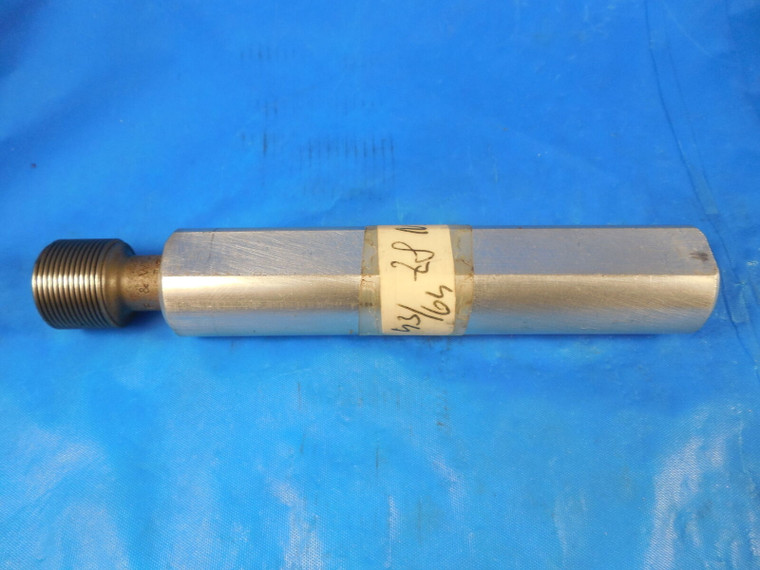 43/64 28 NS 2 THREAD PLUG GAGE .672 NO GO ONLY P.D. = .6527 INSPECTION .671875
