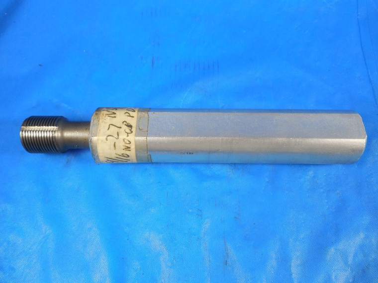 9/16 27 NS 3 THREAD PLUG GAGE .5625 NO GO ONLY P.D. = .5415 INSPECTION 9/16-27