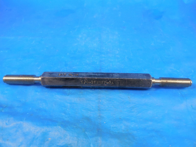 1/4 32 UNEF 2A SET THREAD PLUG GAGE .25 GO NO GO P.D.'S = .2287 & .2255 1/4-32