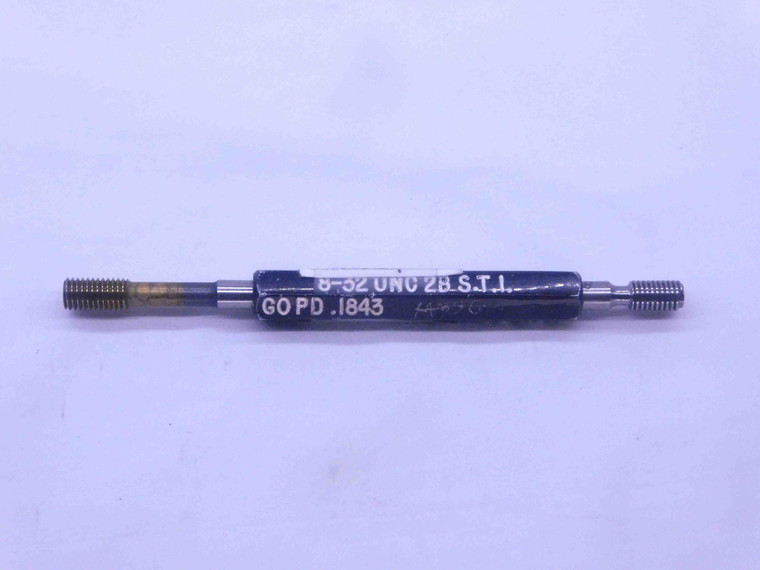 8 32 UNC 2B STI HELICOIL THREAD PLUG GAGE #8 .164 GO NO GO PD'S = .1843 & .1872 - DS0109SL