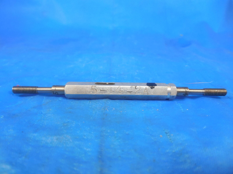 5 44 2A THREAD PLUG GAGE #5 .125 GO NO GO P.D.'S = .1095 & .1070 TOOLS #5-44