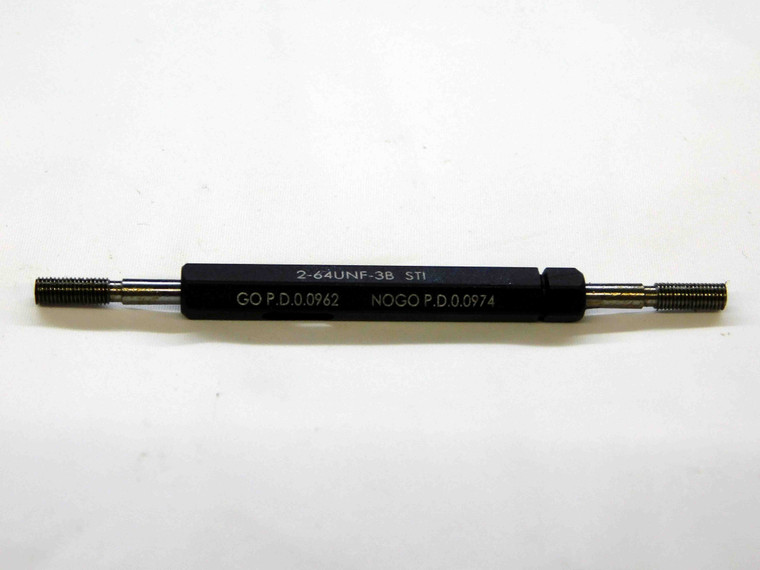 NEW 2 64 UNF 3B STI HELICOIL THREAD PLUG GAGE #2 .086 GO NO GO PDS .0962 & .0974