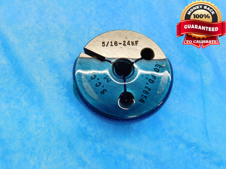 5/16 24 NF THREAD RING GAGE .3125 GO ONLY P.D. = .2854 UNF 3A NF-2 3 - DS0329BURL