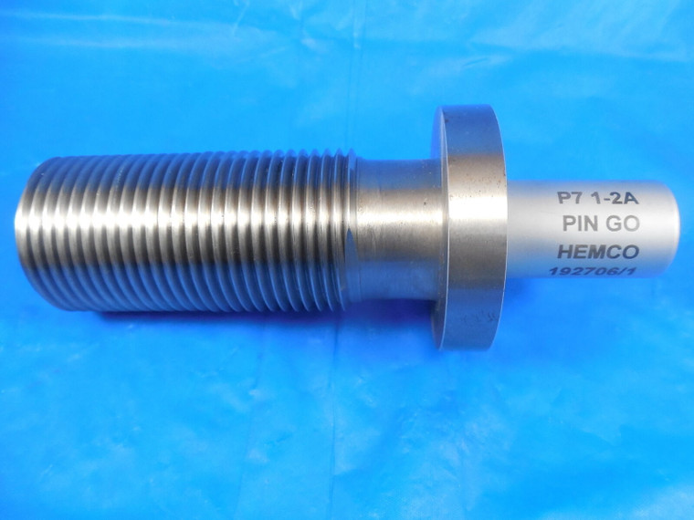 NICE P7 1 2A SUCKER ROD PIN THREAD PLUG GAGE 1.0 GO ONLY 1-2A P-7 10 TPI TOOLS