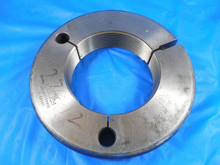 2 7/8 12 N 3A THREAD RING GAGE 2.875 GO ONLY P.D. = 2.8209 QUALITY 2.8750-12