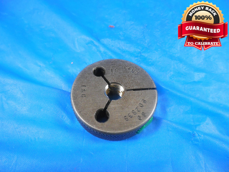 5/16 24 NS SPECIAL THREAD RING GAGE .3125 GO ONLY P.D. = .2838 QUALITY 5/16-24