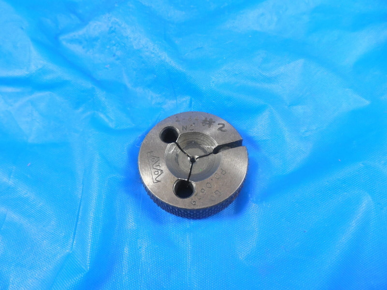 1 64 NC THREAD RING GAGE #1 .073 GO ONLY P.D. = .0629 QUALITY #1-64 G.T.D. TOOL