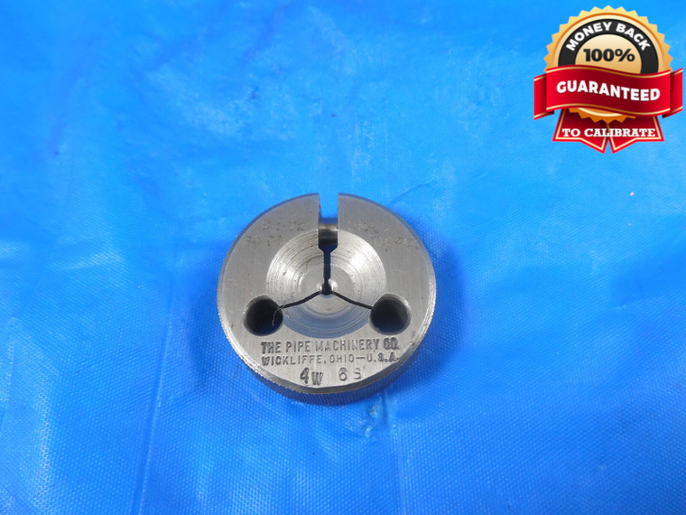 1 72 UNF THREAD RING GAGE #1 .073 GO ONLY P.D. = .0640 QUALITY INSPECTION 1-72