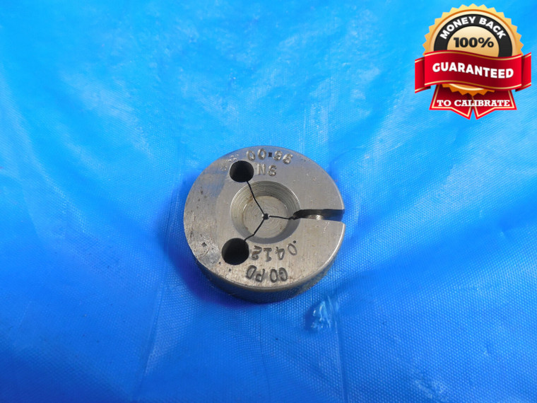 00 96 NS THREAD RING GAGE #00 GO ONLY P.D. = .0412 PRECISION INSPECTION TOOL