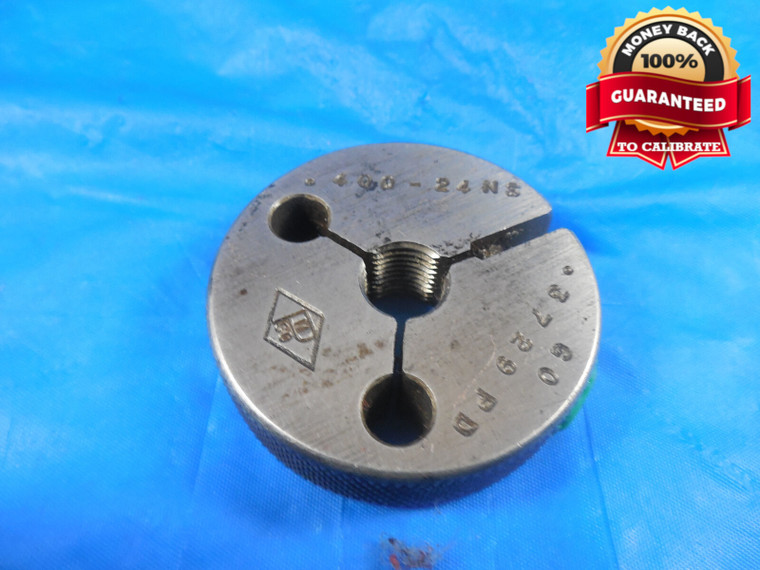 .400 24 NS THREAD RING GAGE .40 GO ONLY P.D. = .3729 QUALITY .400-24 TOOLS
