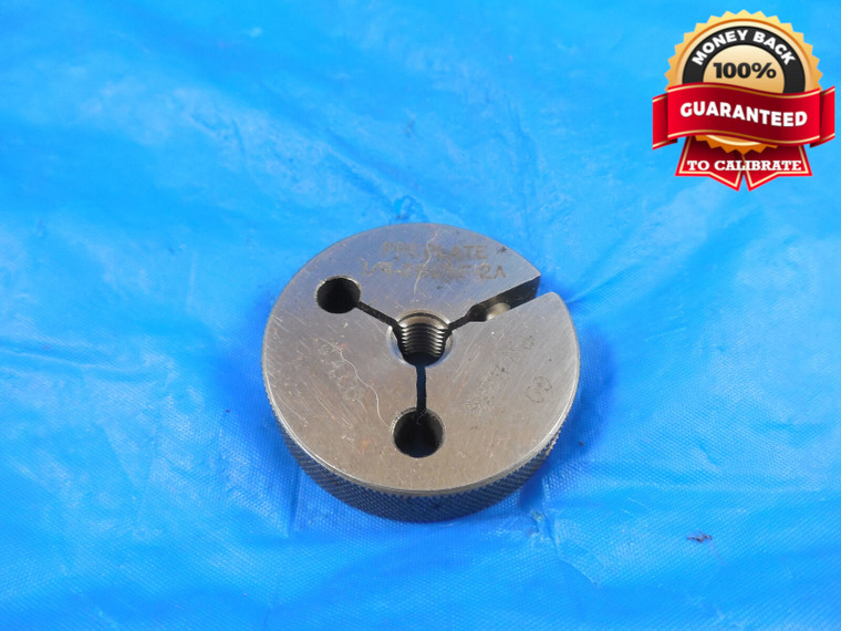 1/4 28 UNF 2A PREPLATE THREAD RING GAGE .25 GO ONLY P.D. = .2238 QUALITY B/P
