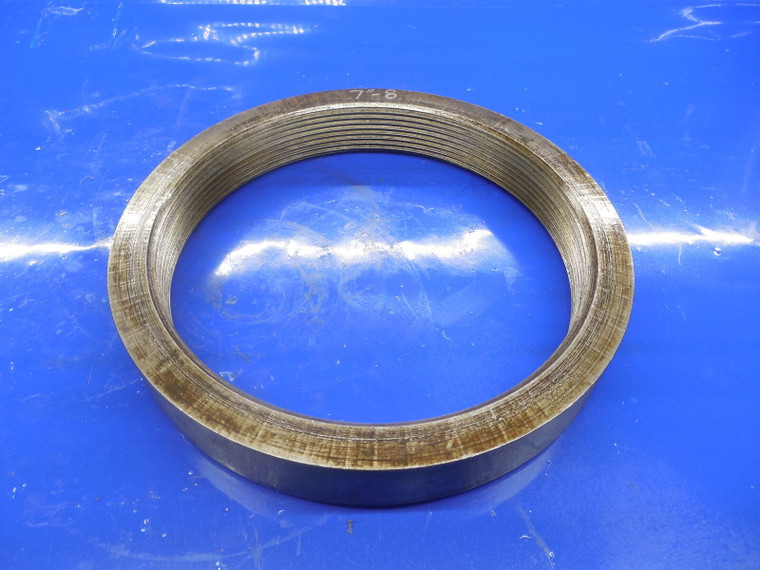SHOP MADE 7" 8 THS THREAD RING GAGE 7.0 QUALITY INSPECTION 7"-8 SHOP 7.0-8 TOOL