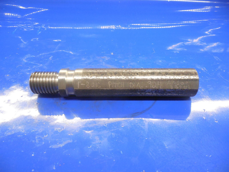 SHOP MADE 1" 8 UNC THREAD PLUG GAGE 1.0 P.D. = .9240 QUALITY INSPECTION 1" - 8