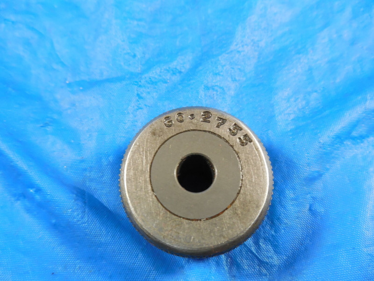 .2755 DIA CARBIDE SMOOTH PLAIN BORE RING GAGE GO .2812 UNDERSIZE QUALITY 9/32