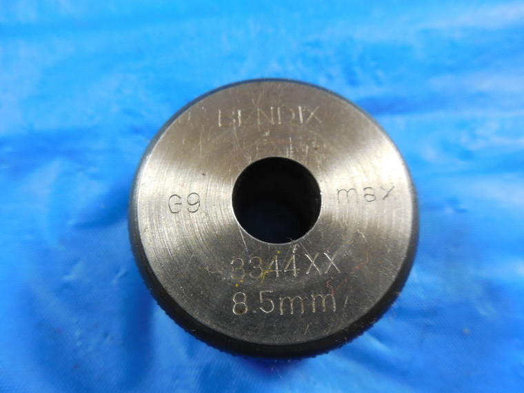 .3344 DIA CLASS XX SMOOTH PLAIN BORE RING GAGE .3125 OVERSIZE 5/16 8.5 mm TOOL