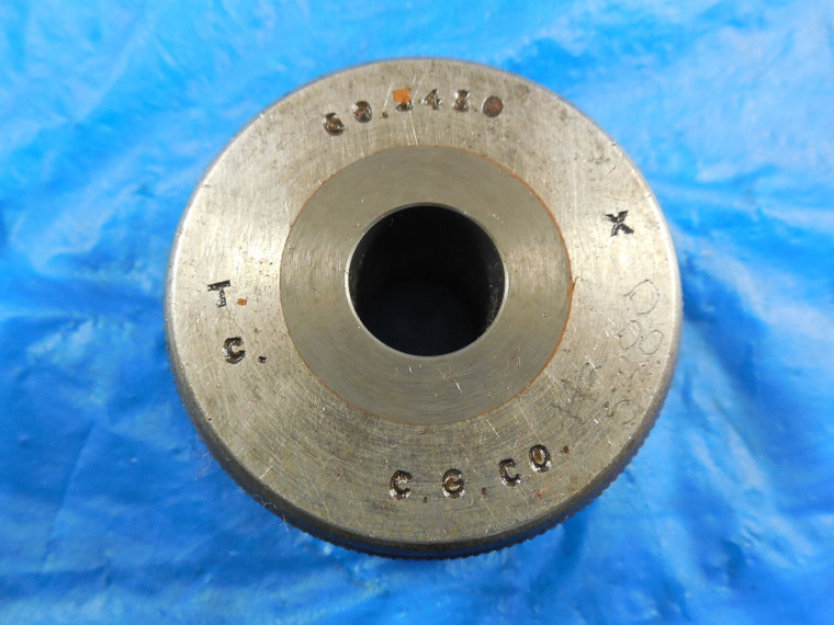 .5480 DIA CLASS X CARBIDE SMOOTH PLAIN BORE RING GAGE GO .5625 UNDERSIZE 9/16