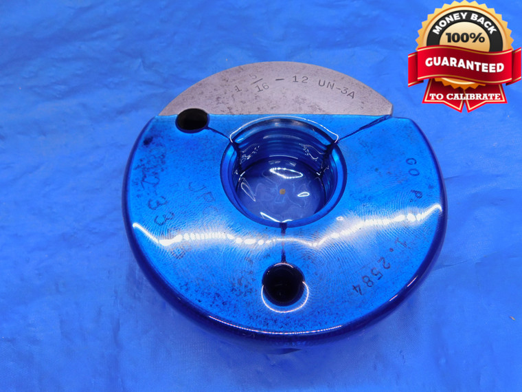 1 5/16 12 UN 3A THREAD RING GAGE 1.3125 GO ONLY P.D. = 1.2584 N-3A INSPECTION - 1516123ARGO1