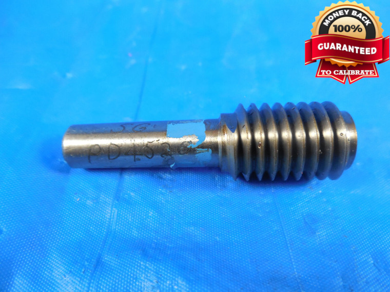 1/2 13 NC SPECIAL PD THREAD PLUG GAGE .5 GO ONLY P.D. = .4520 INSPECTION 0.5-13