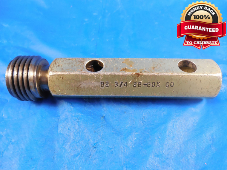 B6 3/4 10 2B BOX API SUCKER ROD THREAD PLUG GAGE .75 NO GO ONLY QUALITY