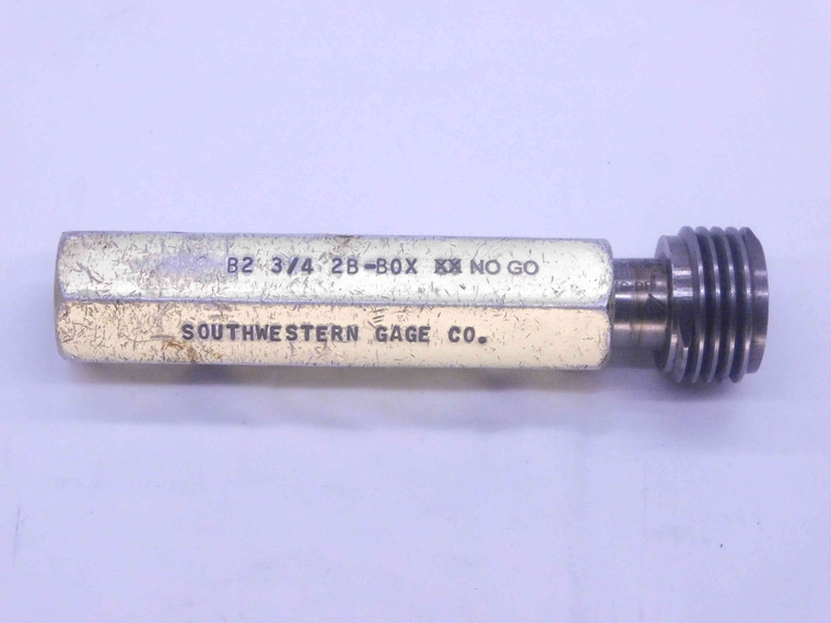 B6 3/4 10 2B BOX API SUCKER ROD THREAD PLUG GAGE .75 NO GO ONLY QUALITY