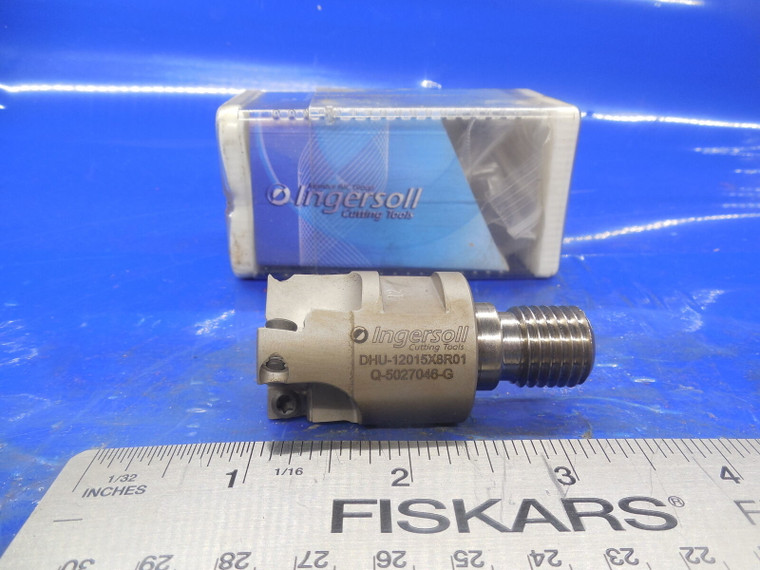NEW INGERSOLL DHU-12015X8R01 Q-5027046 G 3023256 3 FLUTE INDEXABLE FACE MILL